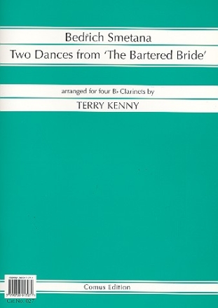 2 Dances from The bartered Bride for 4 clarinets