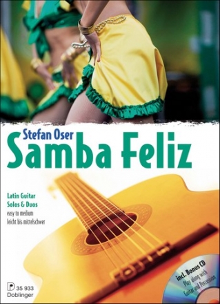 Samba feliz (+CD) fr 1-2 Gitarren/Tabulatur Spielpartitur
