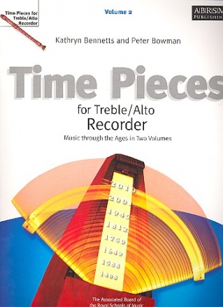 Time Pieces vol.2 Grade 4+5 for treble recorder and piano