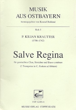 Salve Regina C-Dur fr Soli, Chor, 2 Trompeten, Streicher und Orgel Partitur