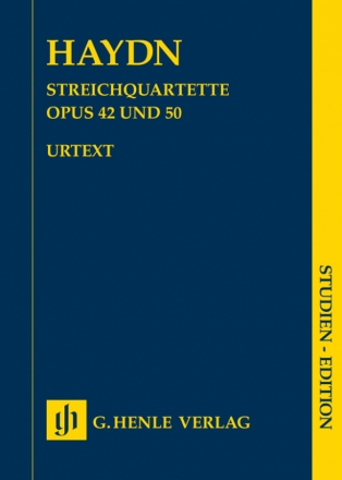 Streichquartette op.42 und op.50  Studienpartitur