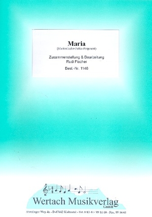 Marienlieder-Polka-Potpourri: fr Blasorchester Partitur und Stimmen