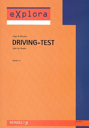 Driving Test fr Schlagzeug und Blasorchester Partitur und Stimmen