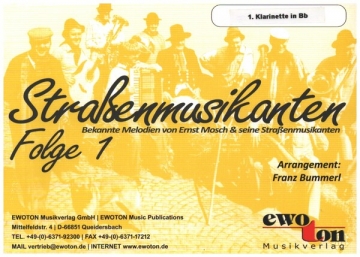 Straenmusikanten Band 1 fr Blasorchester Klarinette 1 in B