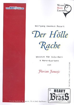 Der Hlle Rache fr 5 Hrner Partitur und Stimmen