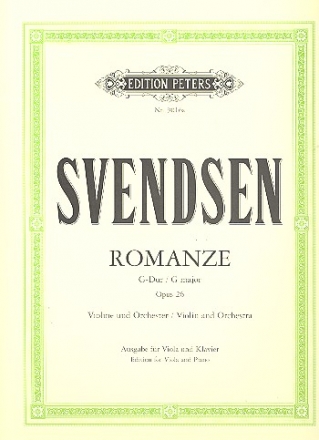 Romanze G-Dur op.26 fr Violine und Orchester fr Viola und Klavier