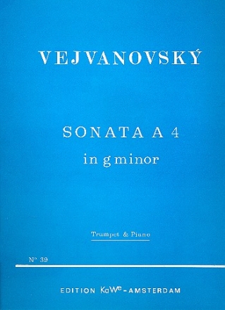 Sonata  4 fr Trompete und Klavier