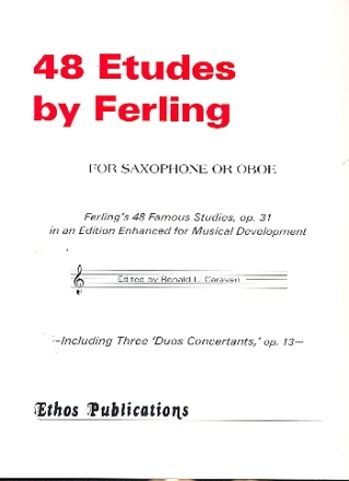 48 Etudes  and  3 Duos concertants op.13: for saxophone (oboe)