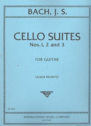 Cello Suites nos.1-3 for guitar