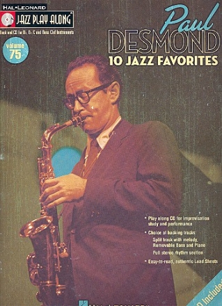 10 Jazz Favorites (+CD): Playlong Book for Eb, Bb, C and Bass Clef Instruments