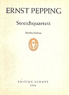 Streichquartett fr Streichquartett Studienpartitur