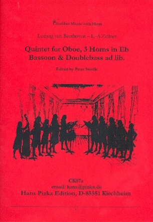 Quintett fr Oboe, 3 Hrner in Es, und Fagott (Kontraba ad lib.) Partitur und Stimmen