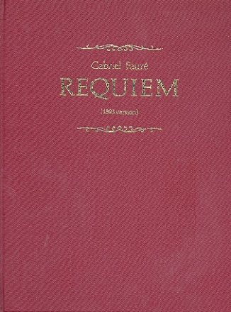 Requiem (version 1893)  score, hardcover