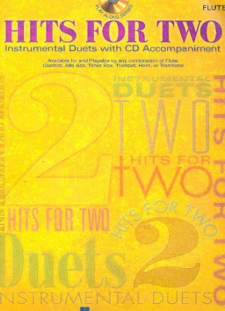 Hits for Two (+CD) for 2 instruments flute score