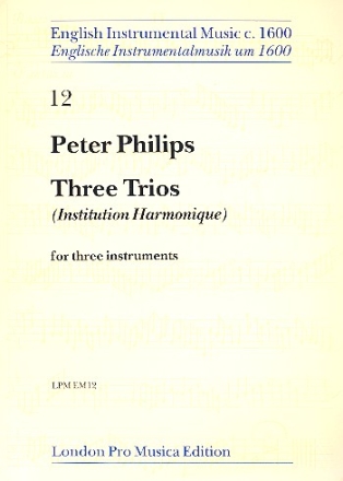 3 Trios for 3 instruments score and parts (STB)