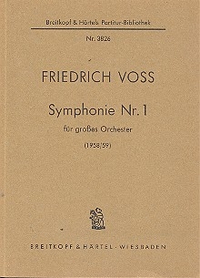 Sinfonie Nr.1 fr Orchester fr Orchester Studienpartitur