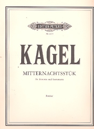 Mitternachtsstk fr Stimmen und Instrumente Partitur