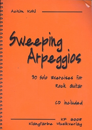 Sweeping Arpeggios (+CD) 30 Solo Exercises for Rock Guitar