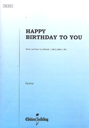 Happy Birthdayto You: fr Akkordeonorchester Partitur