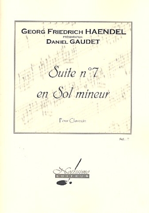 Suite en sol mineur no.7 pour clavecin