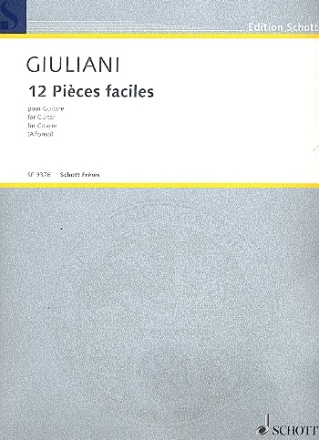 12 Pices faciles fr Gitarre