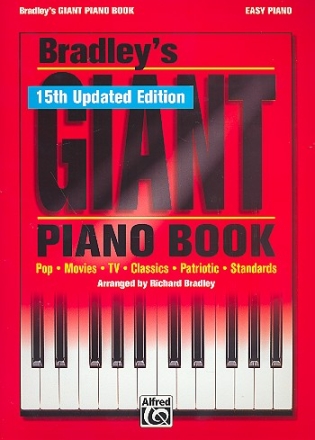 Bradley's giant Piano Book: for easy piano (vocal/guitar) 15th edition