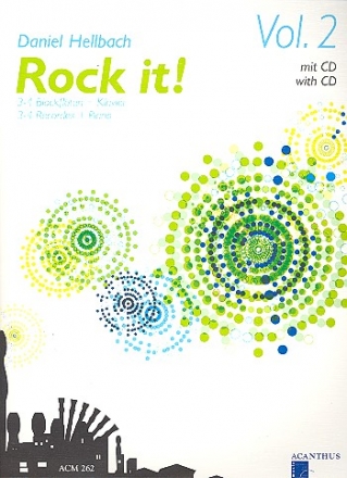 Rock it Band 2 (+CD) fr 3-4 Blockflten (SAT(A)) und Klavier