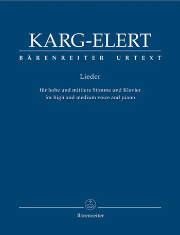 Lieder  fr Gesang (hoch oder mittel) und Klavier