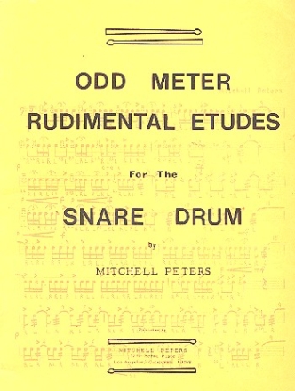 Odd Meter Rudimental Etudes for snare drum