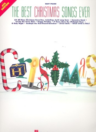 The best Christmas Songs ever: for easy piano (with text) 4th edition