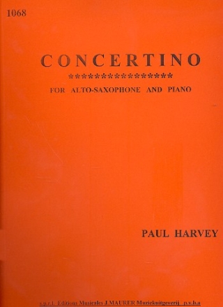 Concerto for alto saxophone and piano