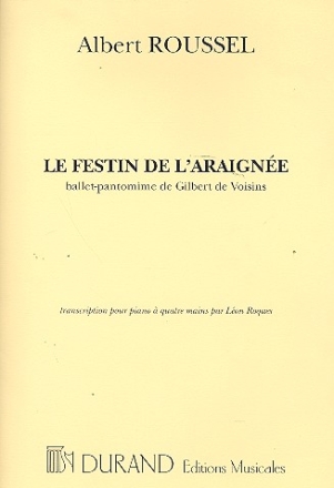 Le Festin de l'Araigne op.17 pour piano  4 mains partition