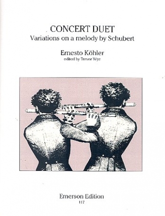 Concert Duet Variations on a melody by Schubert for 2 flutes and piano