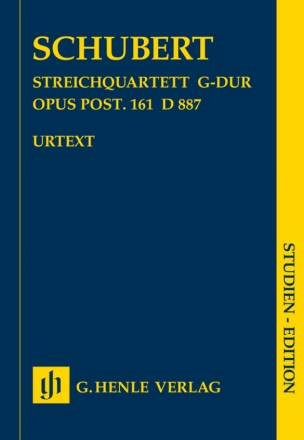 Streichquartett G-Dur op.posth.161 D887  Studienpartitur