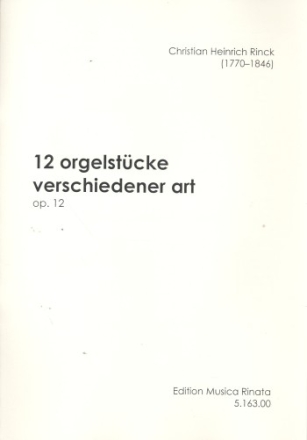 12 Orgelstcke verschiedener Art op.12