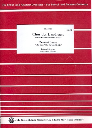 Chor der Landleute aus Die verkaufte Braut fr Orchester Partitur und Stimmen