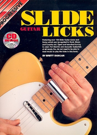 Progressive Slide Licks (+CD): for guitar/tab