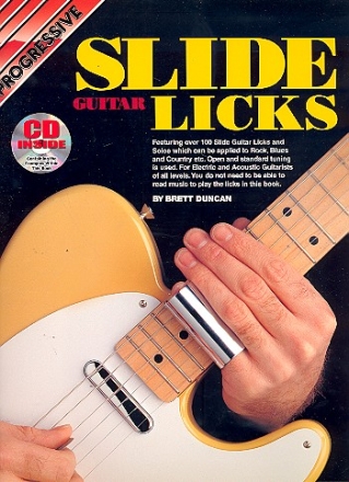 Progressive Slide Licks (+Media Online) for guitar/tab