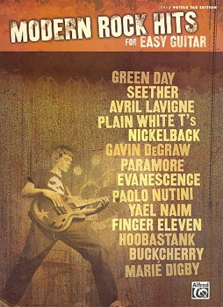 Modern Rock Hits: for easy guitar songbook vocal/guitar/tab