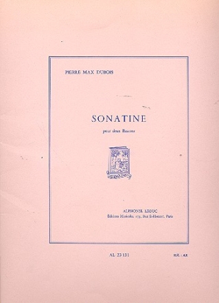 Sonatine fr 2 Fagotte 2 Spielpartituren