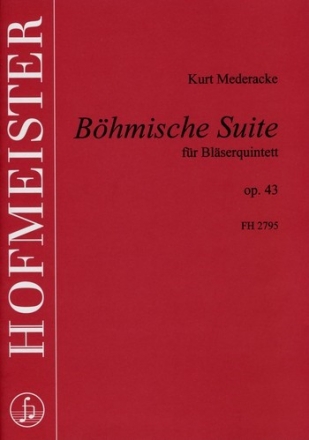 Bhmische Suite op.43 fr Blserquintett Stimmen