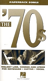 The '70s: Songbook keyboard/vocal/guitar Melody line/lyrics/chords