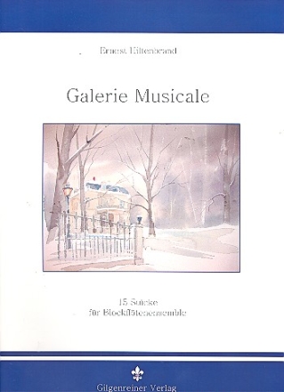 Galerie Musicale fr 4 Blockflten (Ensemble/SATB) Partitur