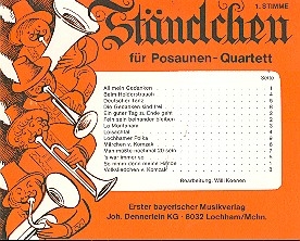 Stndchen fr 4 Posaunen Posaune 1