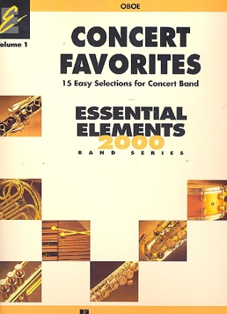 Concert Favorites vol.1: for concert band for oboe