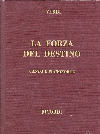 La forza del destino Klavierauszug,  gebunden 