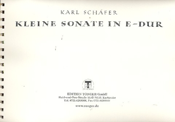 Kleine Sonate E-Dur fr Klavier