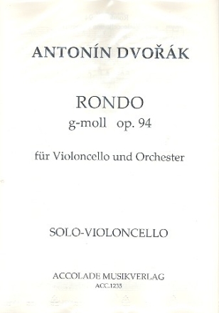 Rondo g-Moll op.94 fr Violoncello und Orchester,  Stimmenset inkl. Solocello (Streicher 4-4-3-2-1)