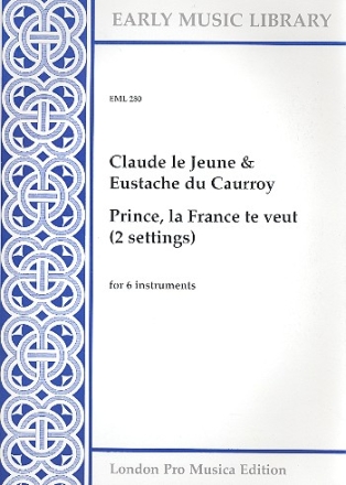 Prince la France te veut (2 settings) for 6 instruments 6 scores