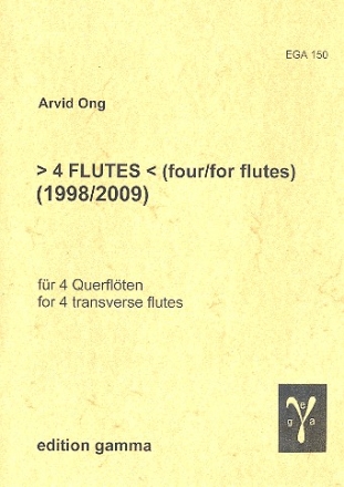 4 Flutes fr 4 Flten Partitur und Stimmen